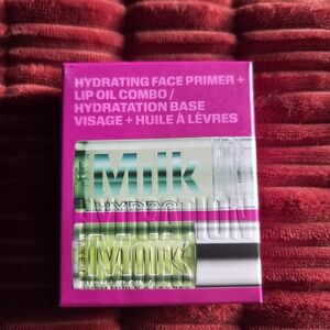 Milk Makeup Hydrating Primer + Lip Oil Duo - Bright Pink Packaging